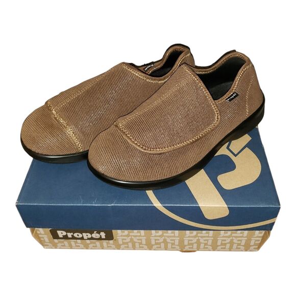 Propet Cush 'N Foot Slip On Mens Sand Corduroy Casual Slippers 7.5 5E M0202SACE - Picture 3 of 6